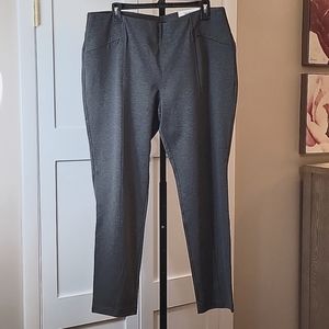 Soma Smoothing Ponte Gray Pant Tummy-Smoothing Leggings Comfort